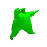 Erwachsene Fatsuit Inflatable Aufblasbares Kostüm Jumpsuit Grün